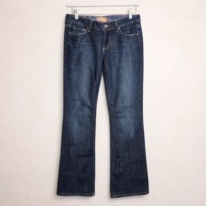 PAIGE Women's Boot Cut Jeans - Dark Blue